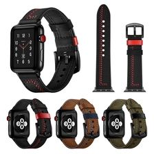 Chiny CBIW1026 Trendybay Fashion Genuine Leather Watchband do Apple Watch producent