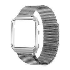 Chiny CBIW1027 Trendybay Magnetic Milanese Loop Stainless Steel Band With Matelasse Case producent
