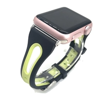 Китай CBIW1049 Дышащий резиновый ремешок для часов для iWatch38mm 42mm 40mm 44mm производителя