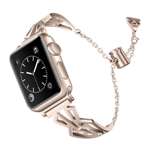 الصين CBIW150 فاخرة الفولاذ المقاوم للصدأ حزام لساعة أبل الصانع