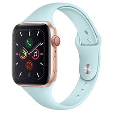 China CBIW157 Sports Soft Silicone Watchband For Apple Watch 5 4 3 2 1 manufacturer