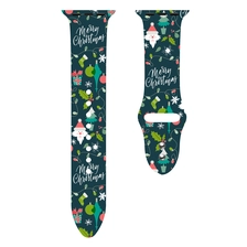 China CBIW237 Christmas Silicone Watch Bands For Apple Watch Series 6 5 4 3 Smartwatch manufacturer