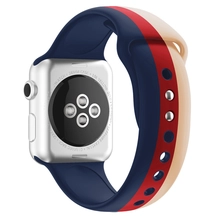 China CBIW24 Printed SIlicone Rubber Replacement Band For Apple Watch manufacturer