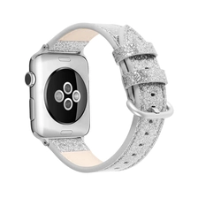 中国 Apple Watch Series 6 5 4 3 44mm 40mm 42mm 38mm用CBIW295グリッターPUレザーウォッチバンド メーカー