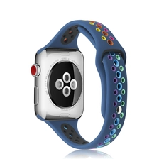 porcelana CBIW296 Soft Silicone Sport Muñequeras de pulsera Correa de repuesto para iWatch Series SE 6 5 4 3 2 1 fabricante
