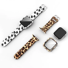 porcelana Pulseras de reemplazo de la correa de silicona con estampado CBIW403 para la serie de reemplazo de Apple Watch 6/5/4/3/2 / SE fabricante