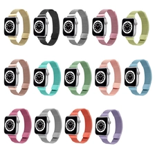 Chine CBIW438 Fermoir magnétique Milanese Boucle en alliage en alliage en alliage en métal pour la montre Apple 38/40 / 41mm 42/44 / 45mm fabricant
