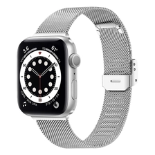 Chiny CBIW469 Medh Milanese Zegarek ze stali nierdzewnej Zegarek do jabłek Iwatch 38/40 / 41mm 42/44 / 45mm producent