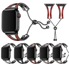 China CBIW54 Stainless Steel Metal Jewelry Bangle Watch Strap For Apple Watch Series 4 3 manufacturer