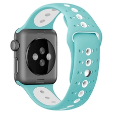 중국 CBIWN02 연약한 실리콘 스포츠 결박 보충 iWatch 악대 제조업체