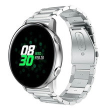 China CBSW18 3-Link Chain Metal Watch Band For Samsung Galaxy Watch Active manufacturer