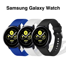 China CBSW21 Sport Silicone Rubber Wrist Watch Strap For Samsung Galaxy Watch Active manufacturer