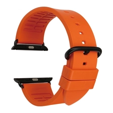 porcelana CBUW03 Banda de reloj de goma duradera suave para Apple Watch Series 5 4 3 2 1 fabricante