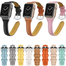 porcelana CBWB38 iWatch correa de repuesto de pulsera de cuero genuino fabricante