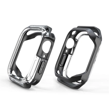 China CBWC25 Customized Color Transparent PC TPU Watch Cover Case For Apple Watch Series 8 41mm 45mm manufacturer