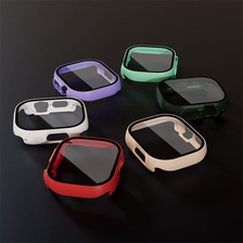 China CBWC36 Heißverkauf Temperiertes Glasschriftenschutz Hartpc Uhrenabdeckung für Apple Watch Ultra 49mm Hersteller