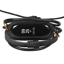 porcelana CBXM337 Xiaomi Mi Band 3 banda de reloj de cuero de moda de la armadura fabricante