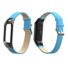 中国 CBXM342 Xiaomi Mi Band 3用の新しいメタルバックルカラフルなスリムレザーストラップ メーカー