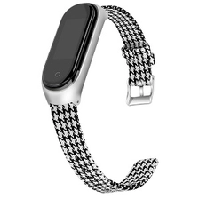 China CBXM422 Canvas slimme horlogeband voor Xiaomi Mi Band 3 4 fabrikant