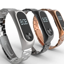 porcelana CBXM422 Lujo Xiaomi Mi Band 2 pulsera de acero inoxidable fabricante