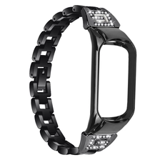 중국 Xiaomi Mi Band 5를위한 CBXM503 라인 석 합금 금속 시계 팔찌 스트랩 제조업체