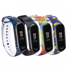 China CMXM338 Op maat gemaakte kleurrijke patroon Zachte siliconen sport horlogeband fabrikant