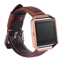 Chiny Paski Fitbit Blaze Bands ze skóry producent