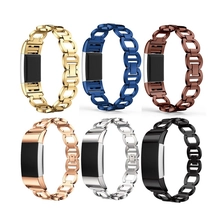 China Ersatz-Metall-Armband einstellbare Fitbit Ladung 2 Bands Hersteller
