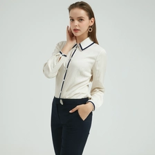 China Basic Shirt with Ribbon Decoration China Factory manufacturer