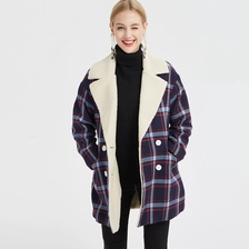 China Classic Check Women Coat China Manufacturer manufacturer