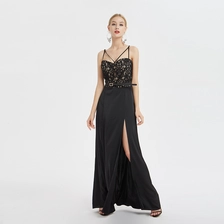 China Lace-paneled Long Dress China Factory manufacturer