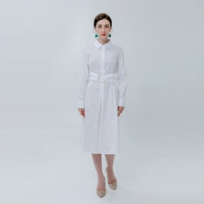 China Damen Basic Shirt Kleid mit Gürtel Hersteller