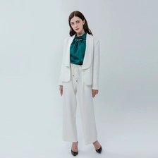 China Ladies Cozy Pant with Drawstring Waistband manufacturer