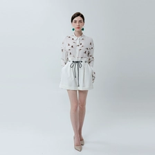 China Ladies Wide Leg Shorts With Drawstring manufacturer
