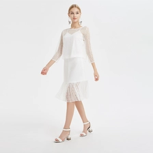 China Latest Fitted Lace Blouse China Manufacturer manufacturer