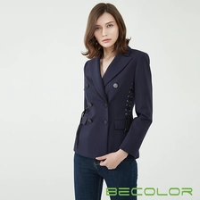 China Side Ribbon Women Blazer China ODM Design manufacturer