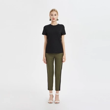 China Tapered Trousers with Mid-Waist Stitching China Factory manufacturer