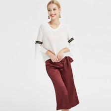 China Wide Leg Pants with Elastic Straps China Factory manufacturer