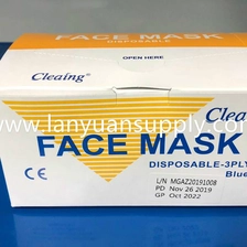 China 3 ply face mask disposable 2020 manufacturer