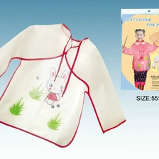 China Cheap Bady Bib for Painting with Long Sleeve manufacturer