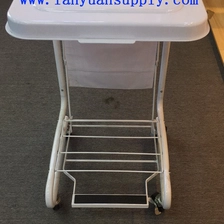 China Chrome Medical Hamper Stand with Stainless Steel manufacturer