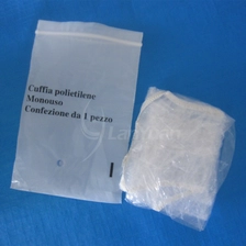 الصين Disposable Transparent PE Shower Bonnet in Single-Package الصانع