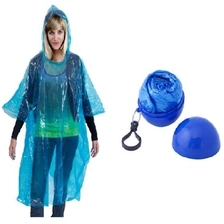 China Einweg-wasserdichte Poncho Verpackung mit Fußball Hersteller