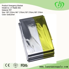 China Gold Emergency Outdoor Blanket manufacturer