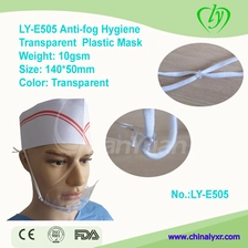 الصين LY-E505 المضادة للضباب النظافة قناع بلاستيكية شفافة الصانع