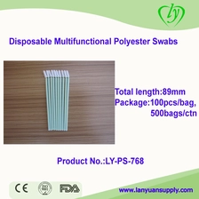 China LY-PS-768 Disposable Medical Dental Swabs/Polyester Swabs manufacturer