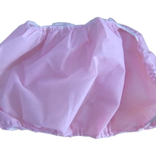 China Non Woven Full Elastic Bar Overshoe Anti Skid in Pink manufacturer