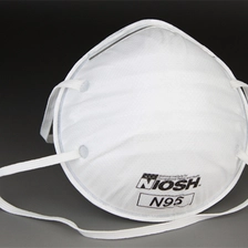 China Nonwoven N95 Face Mask without Valve in White manufacturer