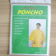 Chine Imperméable blanc PEVA pluie Poncho Hoodie fabricant