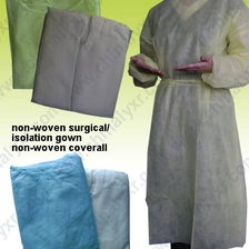 الصين Yellow Disposable Surgical Gown Nonwovens الصانع